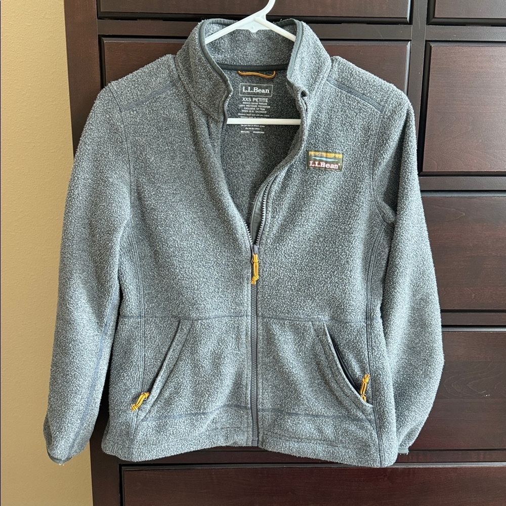 L.L. Bean Gray Fleece Jacket
